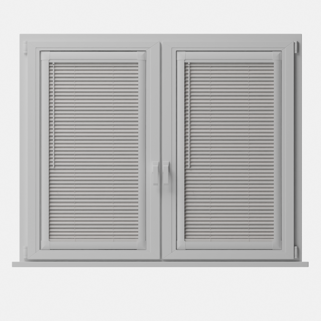 Perfect Fit No Drill Metal Blind - Satin Silver - 25mm