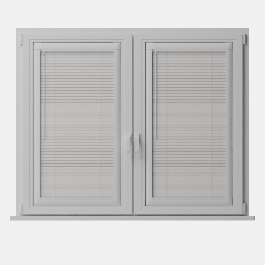 Perfect Fit No Drill Metal Blind - Satin Silver - 25mm