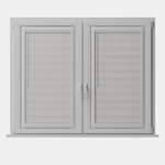 Perfect Fit No Drill Metal Blind - Satin Silver - 25mm