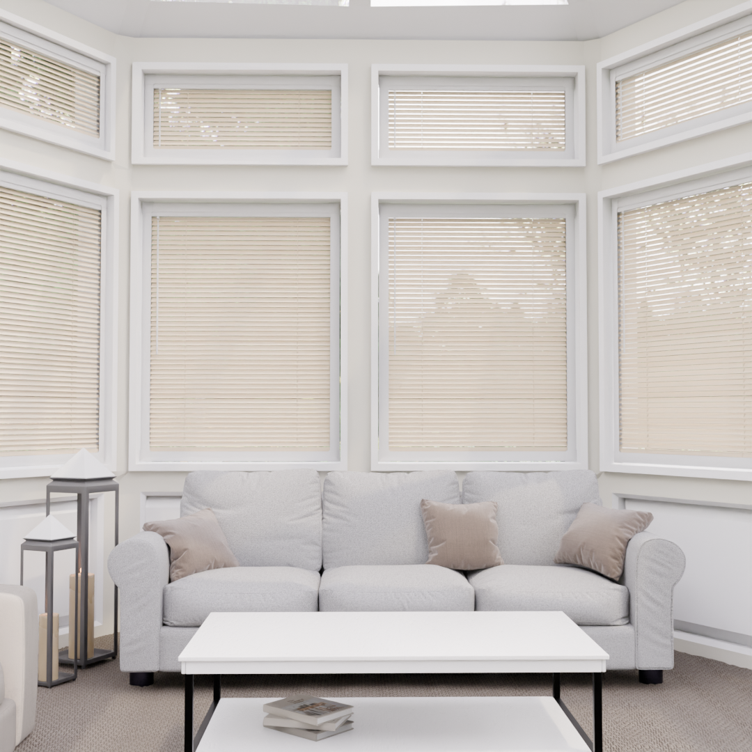 Perfect Fit No Drill Metal Blind - Scottish Pine - 25mm