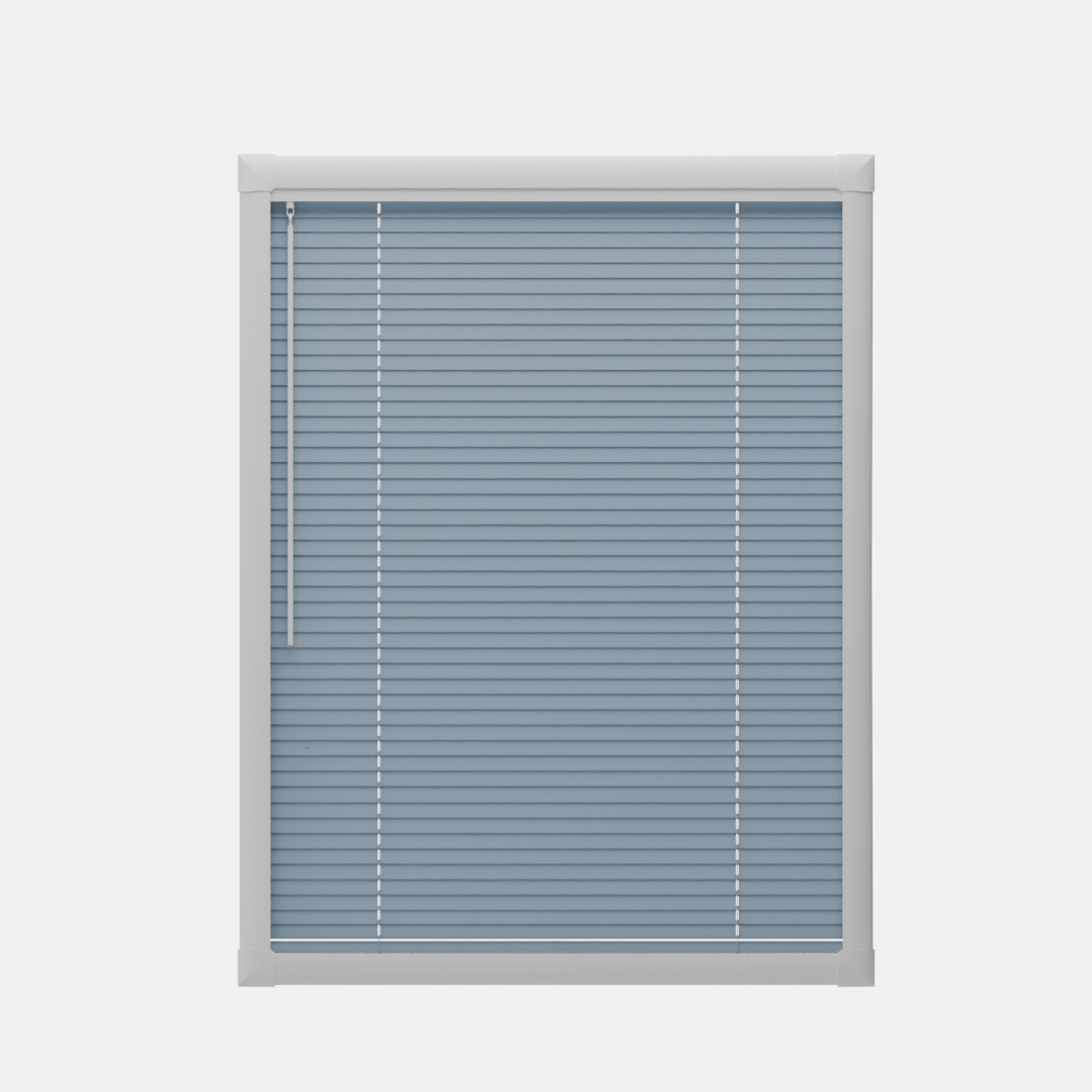 Perfect Fit No Drill Metal Blind - Sea Blue - 25mm