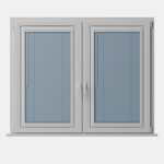 Perfect Fit No Drill Metal Blind - Sea Blue - 25mm