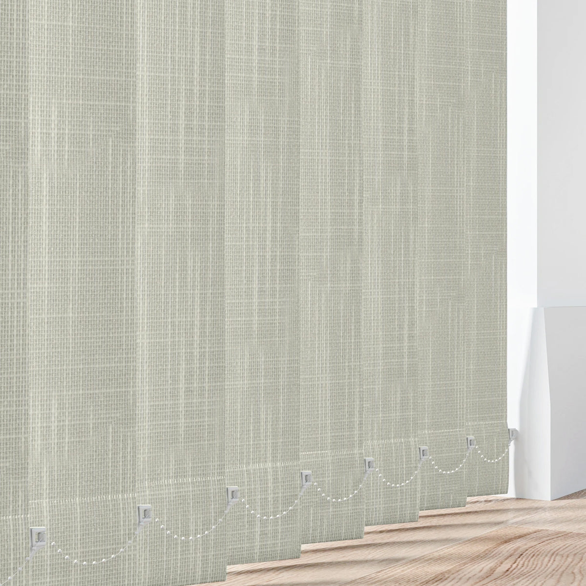 Shantung Leaf Vertical Blind