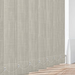 Shantung Silver Vertical Replacement Blind Slat