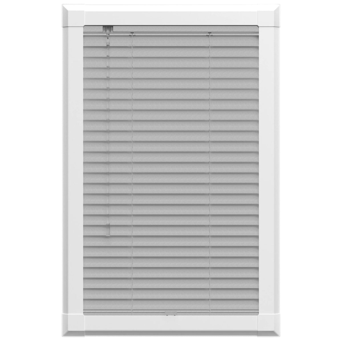 Perfect Fit Metal Blind - Shiny Silver