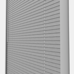 Perfect Fit No Drill Metal Blind - Shiny Silver - 25mm