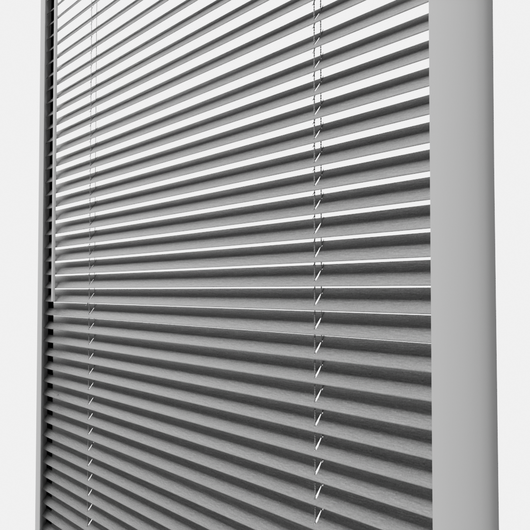 Perfect Fit No Drill Metal Blind - Silver Lustre - 25mm