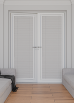 Perfect Fit No Drill Metal Blind - Silver Pitch - 25mm