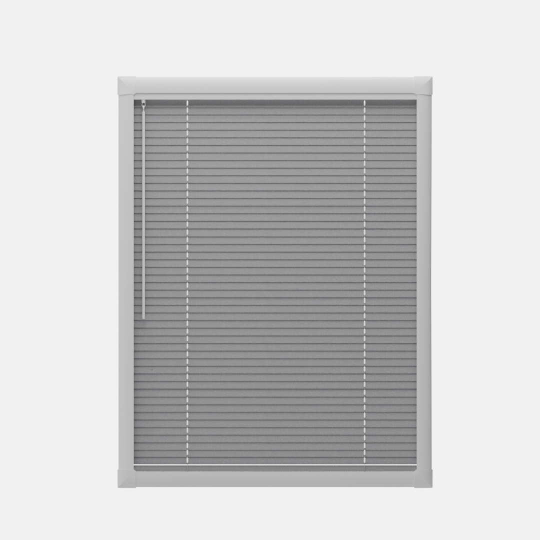 Perfect Fit No Drill Metal Blind - Silver - 25mm
