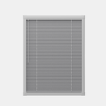 Perfect Fit No Drill Metal Blind - Silver - 25mm