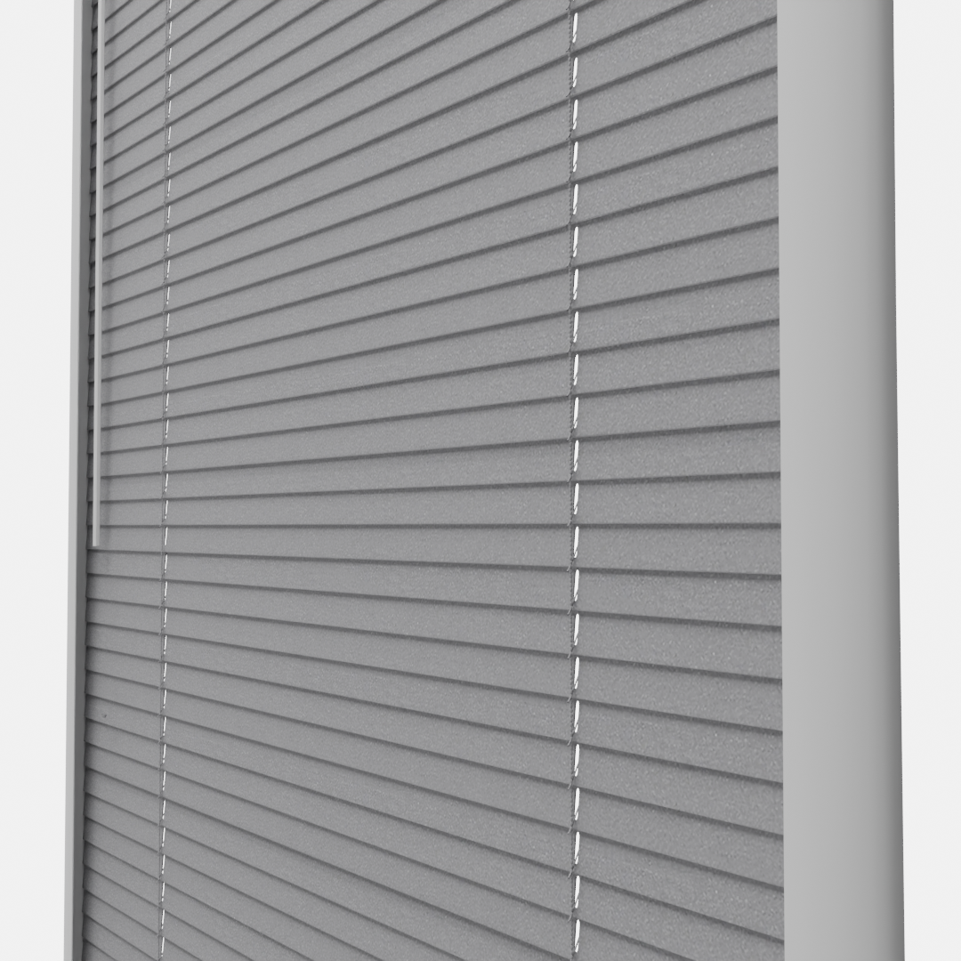 Perfect Fit No Drill Metal Blind - Silver - 25mm