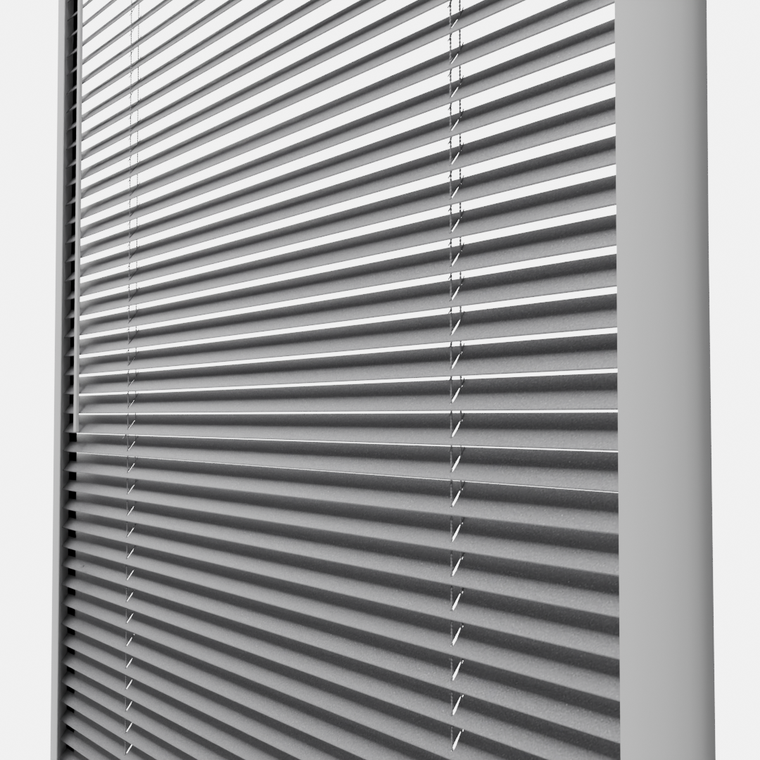 Perfect Fit No Drill Metal Blind - Silver - 25mm