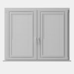 Perfect Fit No Drill Metal Blind - Snowflake - 25mm