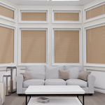 Perfect Fit No Drill Metal Blind - Soft Brown - 25mm