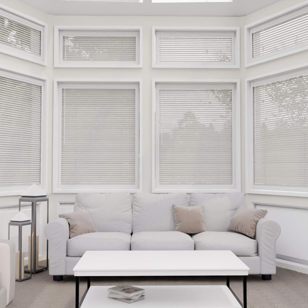 Perfect Fit No Drill Metal Blind - Soft Stone - 25mm