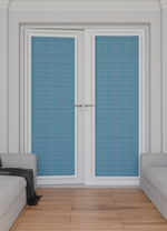 Perfect Fit No Drill Metal Blind - Sparkle Blue - 25mm