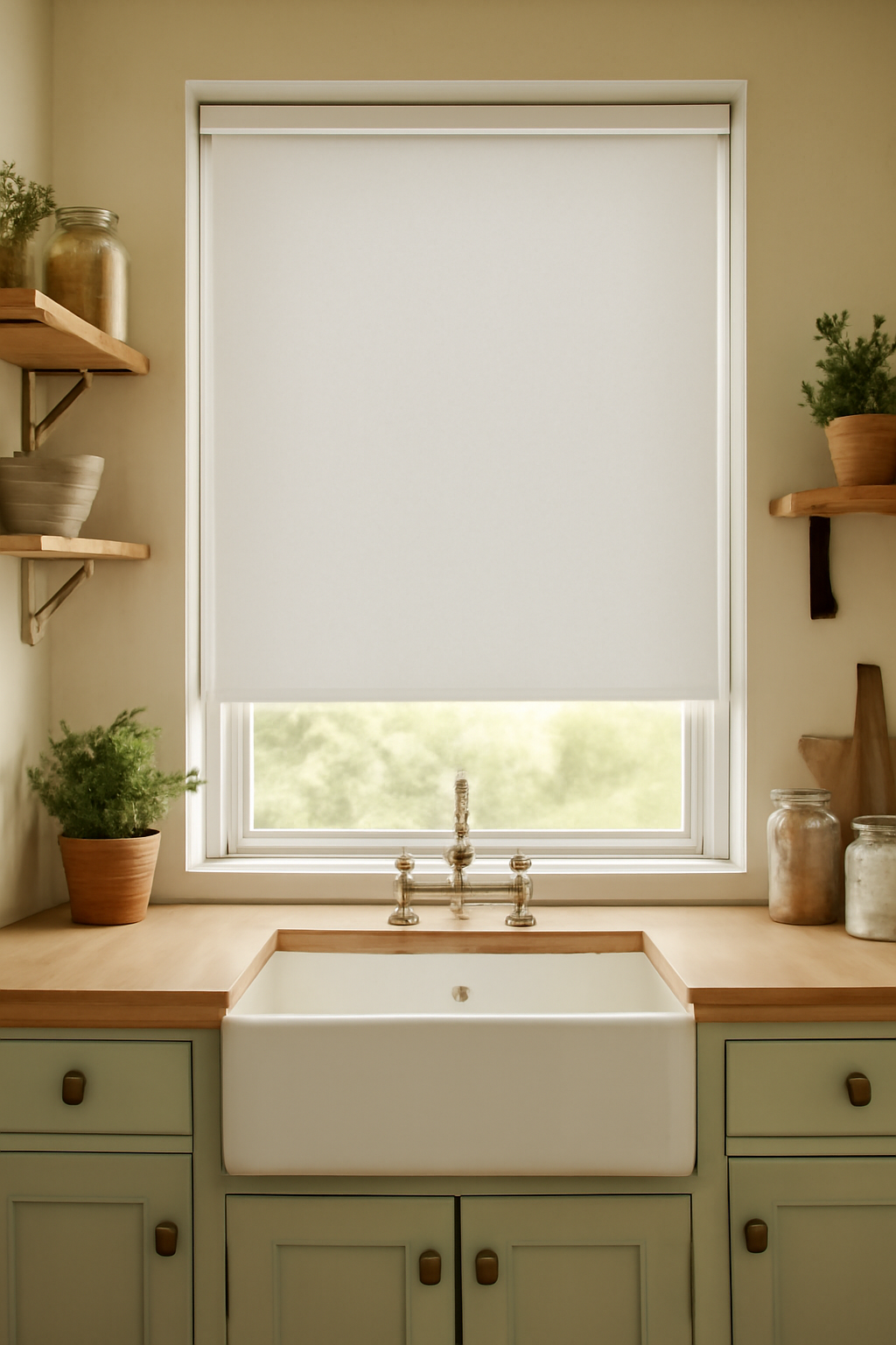 Stratford Taupe Electrical Roller Blind