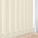 Stripe Ivory Vertical Replacement Blind Slat