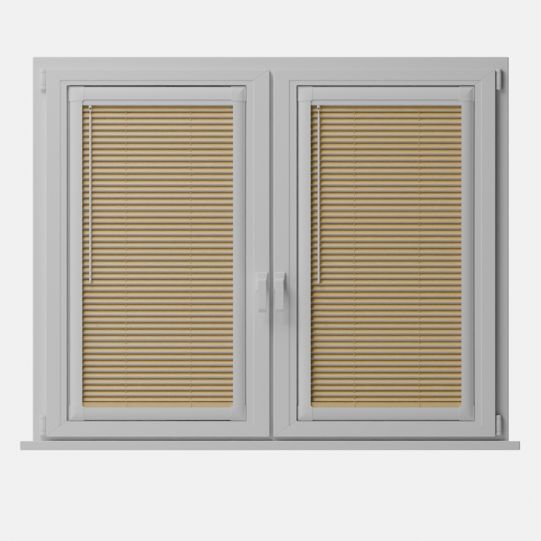 Perfect Fit No Drill Metal Blind - Sugar Maple - 25mm
