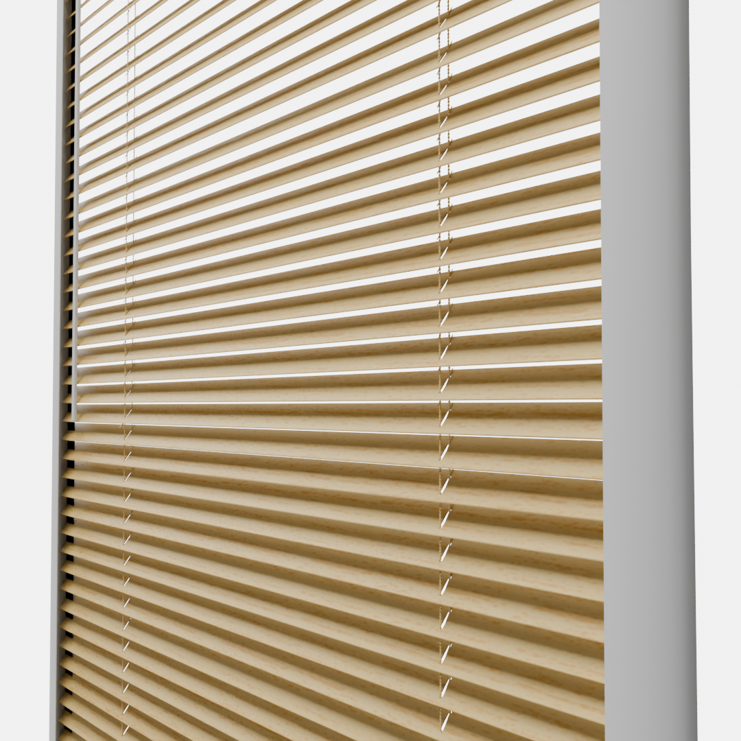 Perfect Fit No Drill Metal Blind - Sugar Maple - 25mm