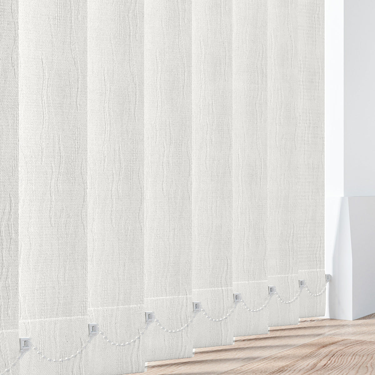 Sunrise White Vertical Blind