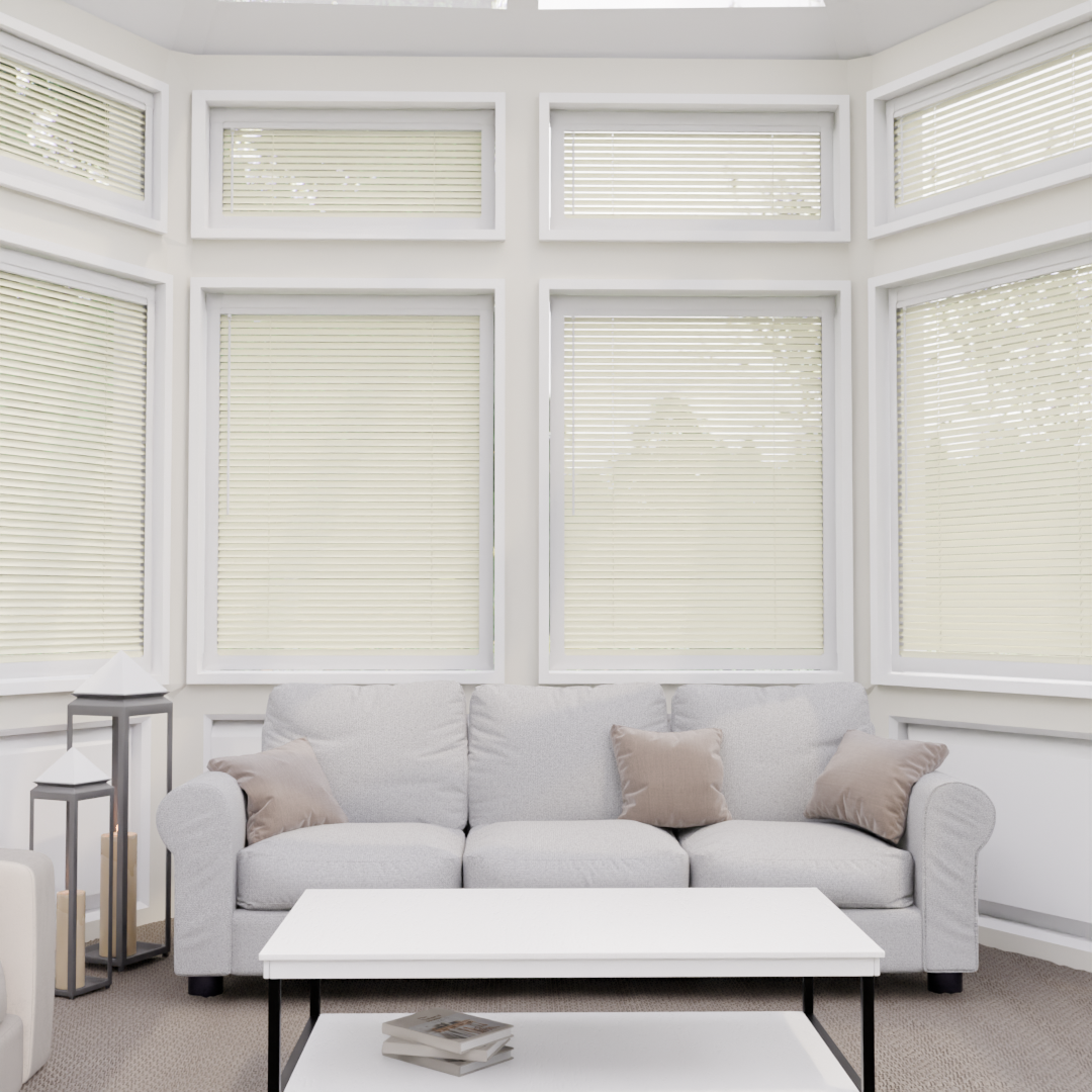 Perfect Fit No Drill Metal Blind - Sunrise - 25mm