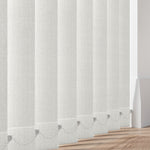Symphony Black Out White Vertical Blind