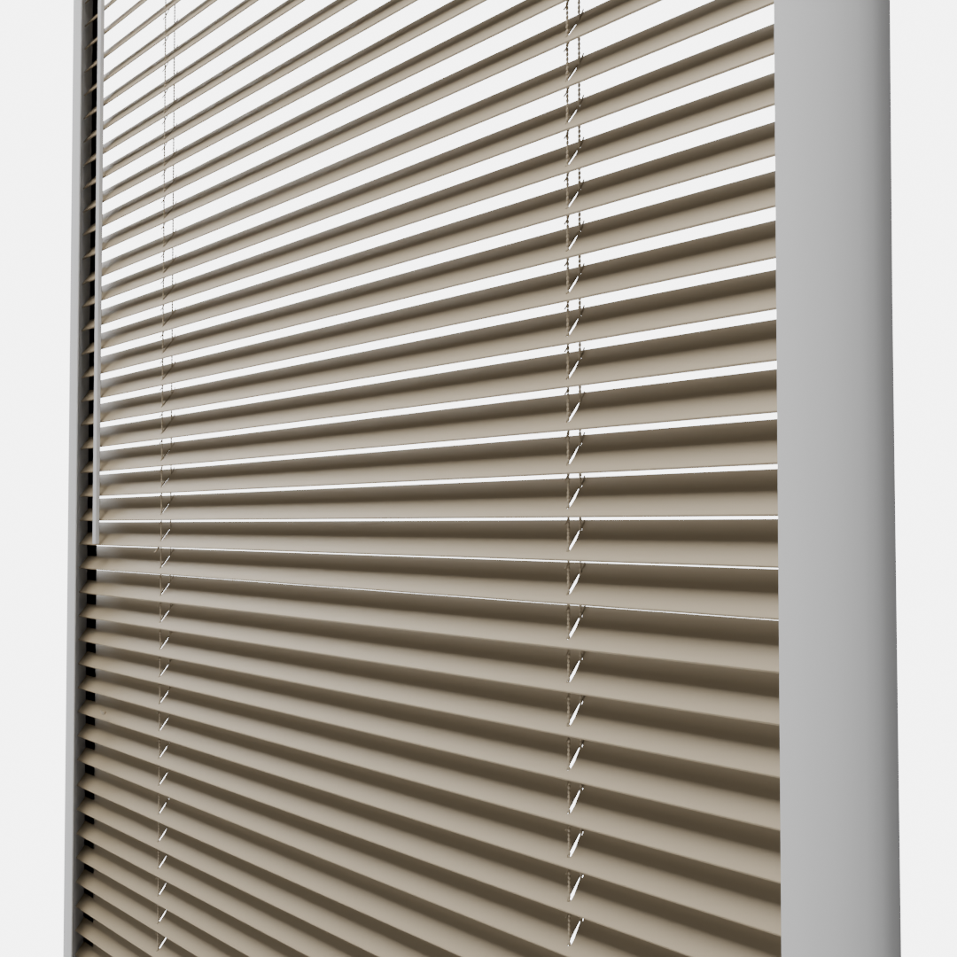 Perfect Fit Wooden blind - Tawny - 25mm