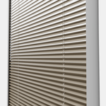 Perfect Fit No Drill Wooden blind - Tawny - 25mm