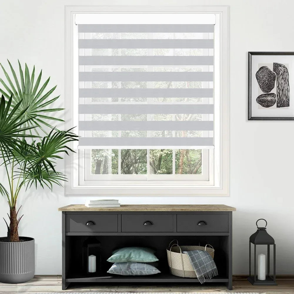 Tokyo White - Electrical Day and Night Blinds
