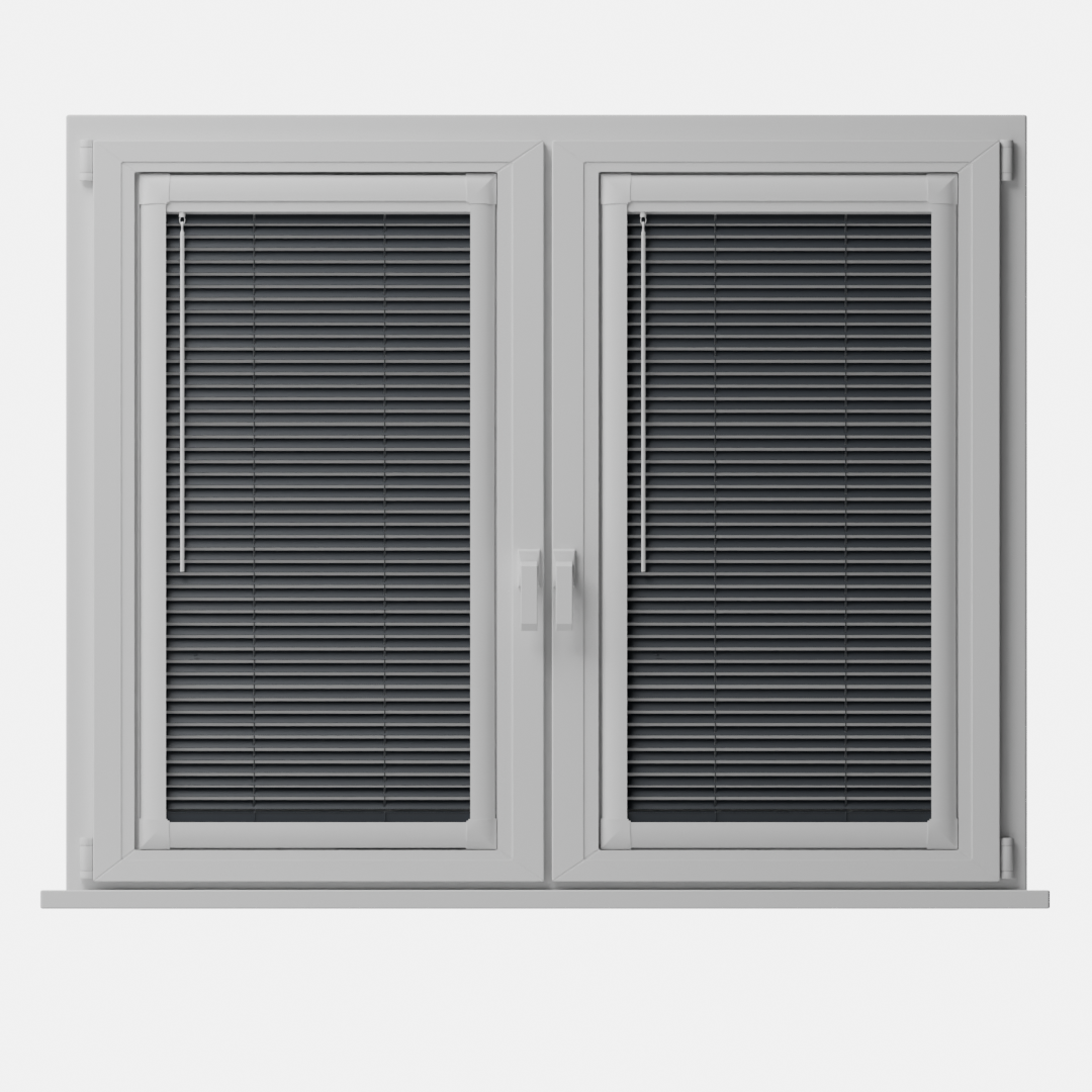 Perfect Fit No Drill Metal Blind - Twilight Grey - 25mm