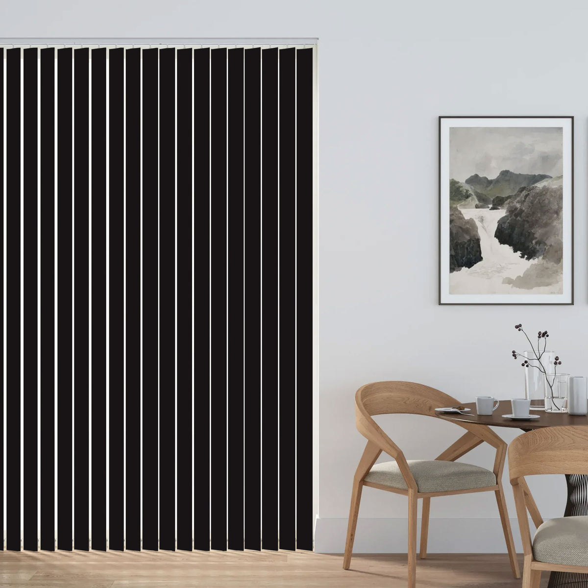 Unity Black Vertical Blind