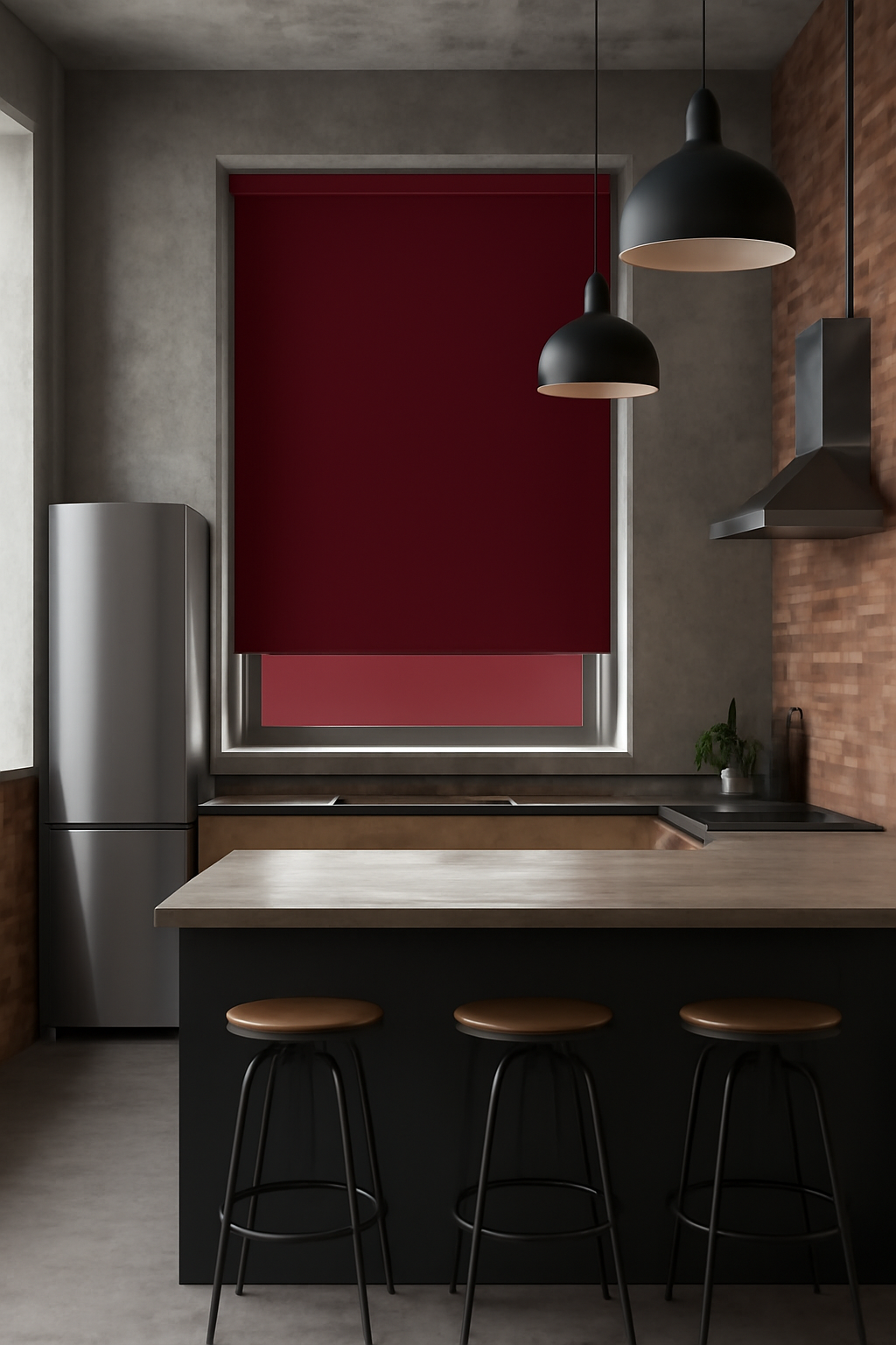 Unity Polaris Brick Electrical Roller Blind