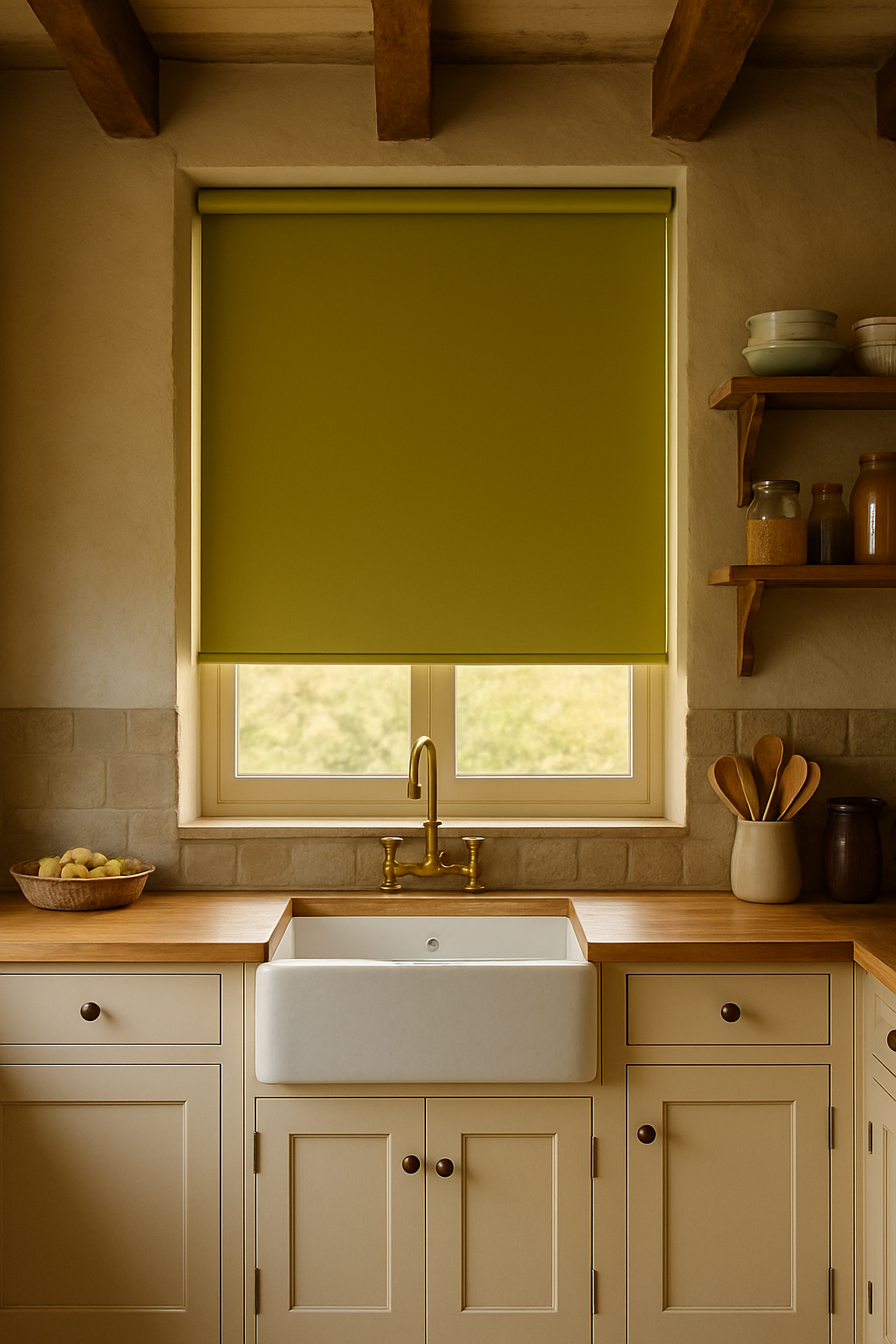 Unity Polaris Lime Roller Blind