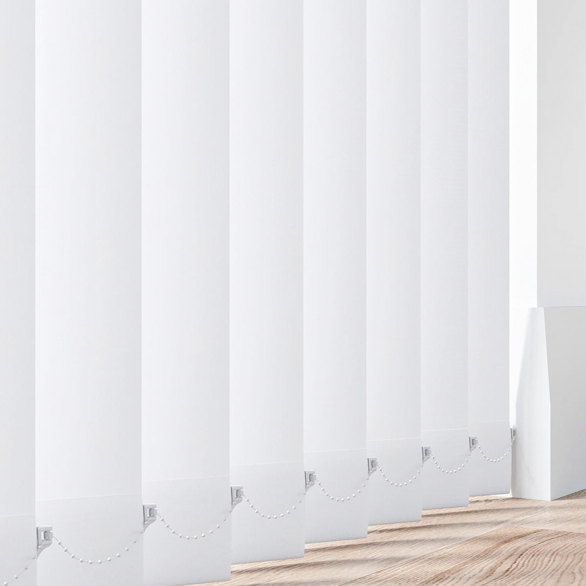 Urban Fr Bright White Vertical Replacement Blind Slat