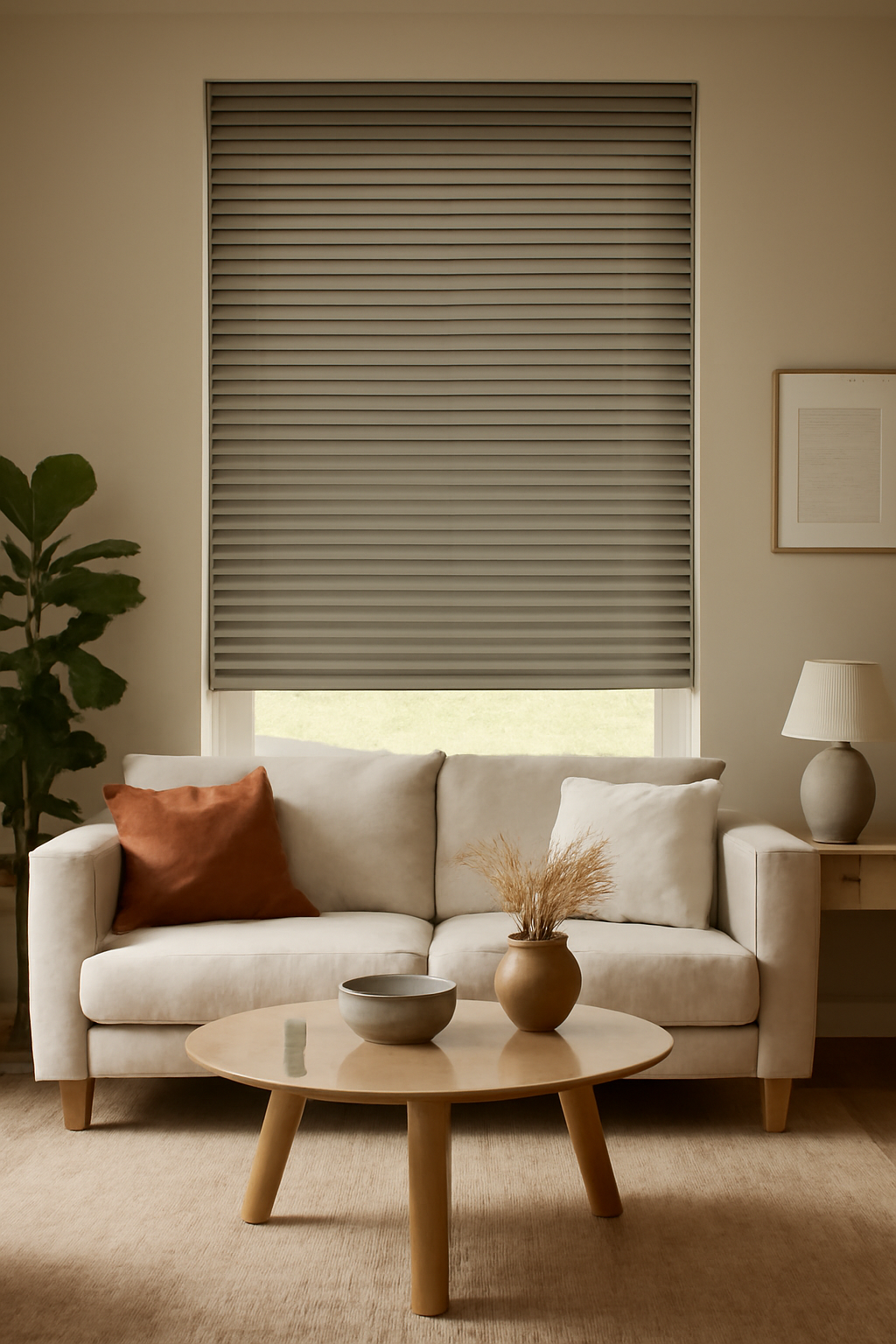 Urban Dusk Faux Wooden Blind - 50mm