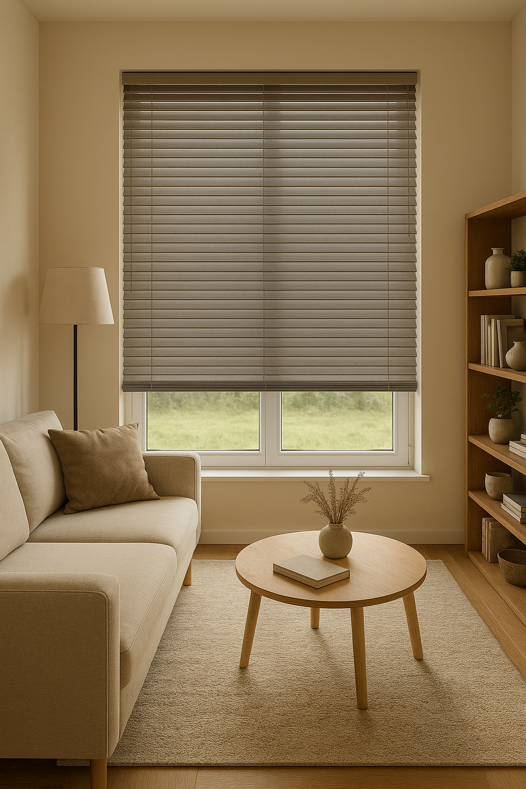 Urban Halcyon Faux Wooden Blind - 50mm