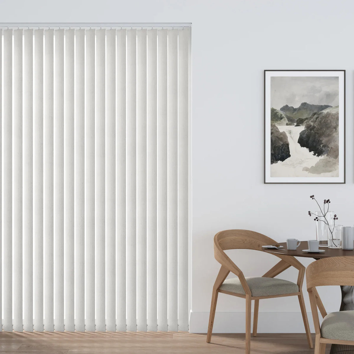 Venus Snow Vertical Replacement Blind Slat