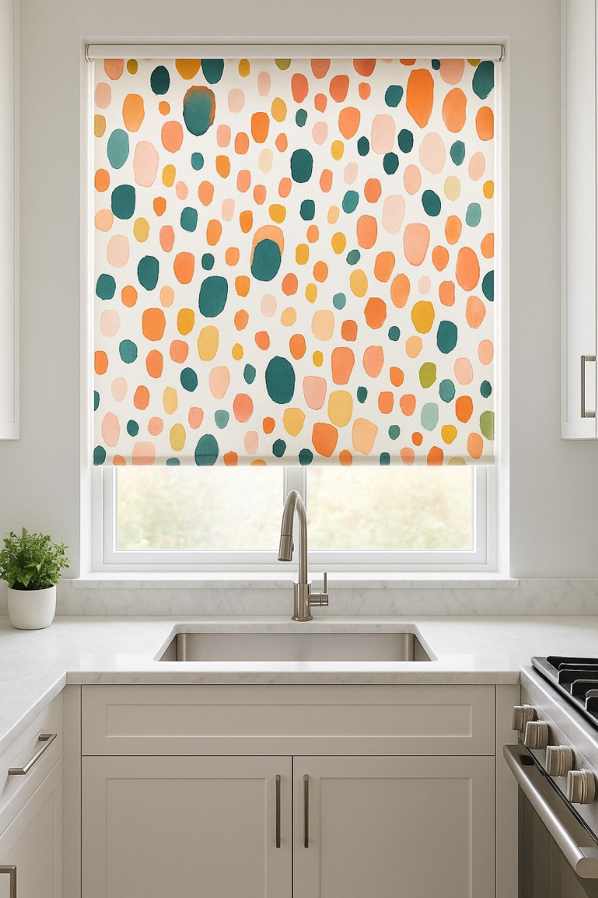 Vinnie Ginger Roller Blind