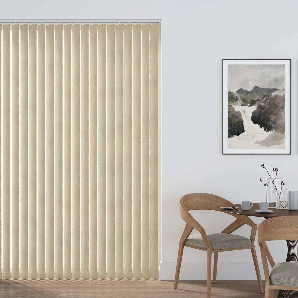 Westbam Cream Vertical Blind