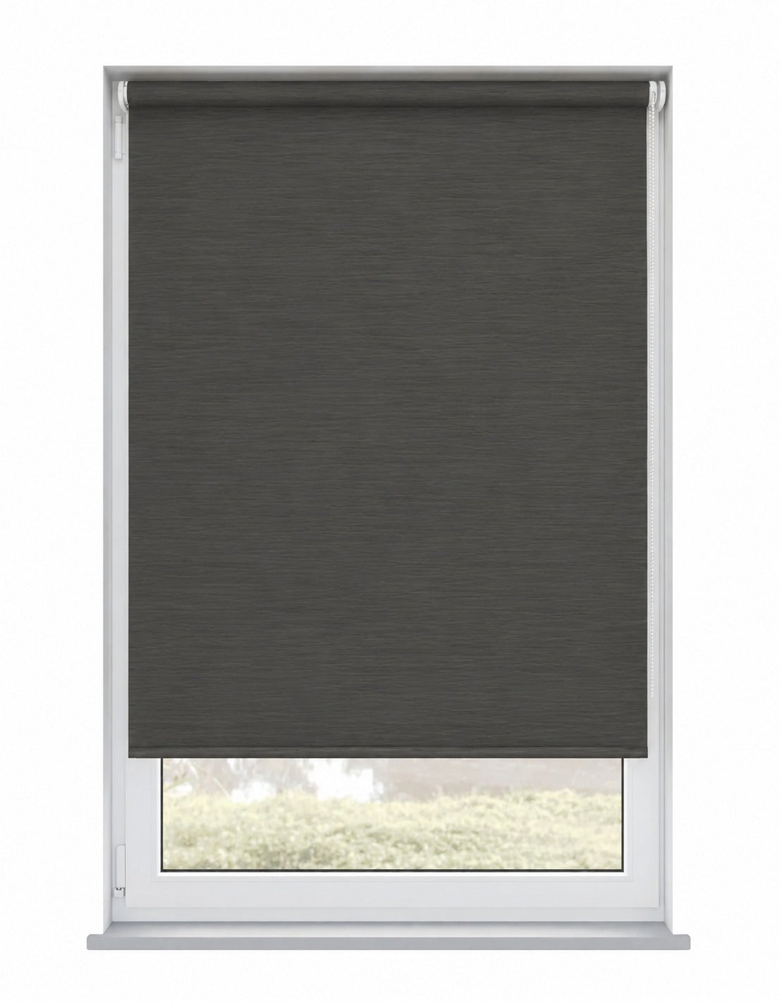 Plaza Graphite - PVC Blackout Waterproof Roller Blind