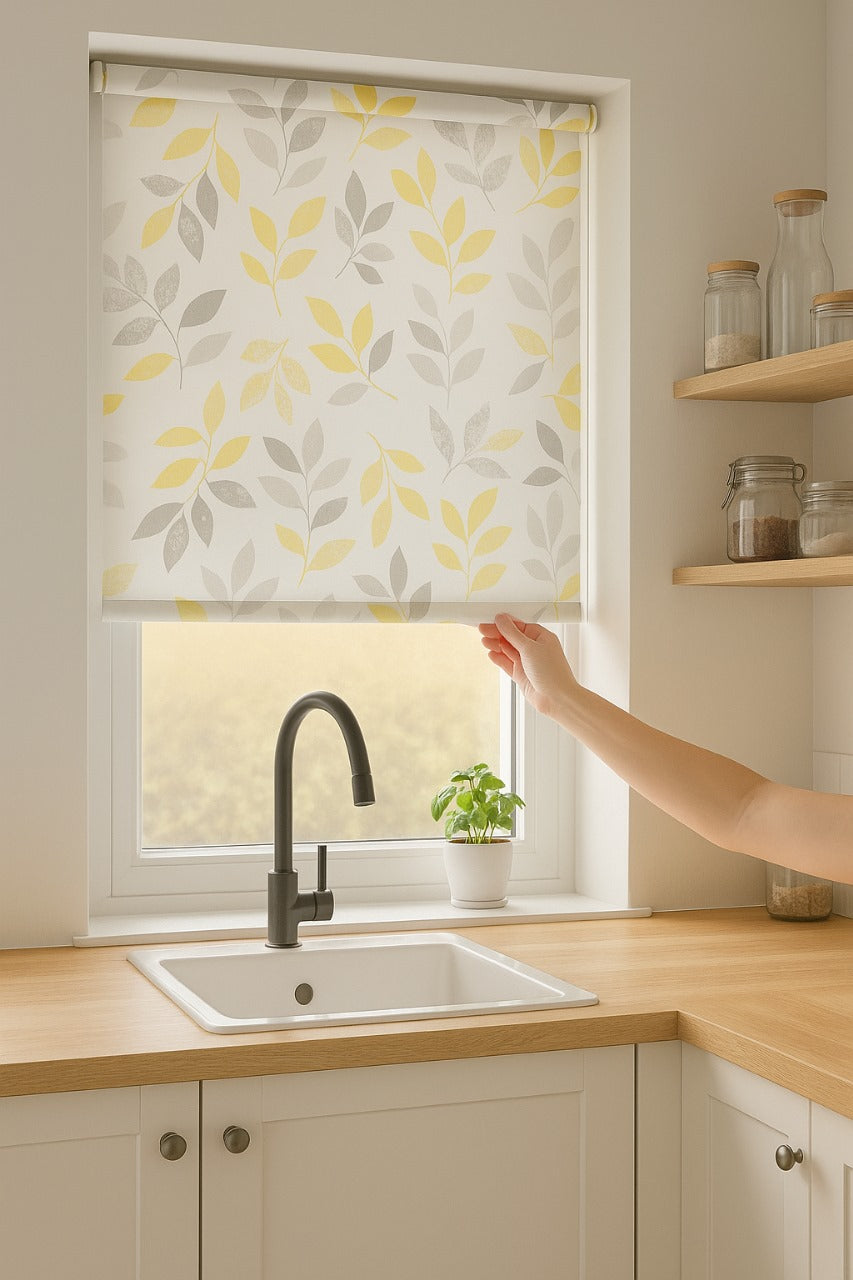 Maggie Ochre Roller Blind