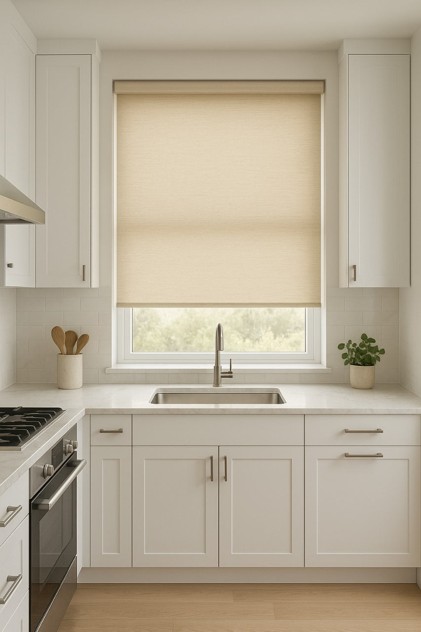Linenweave Sand Roller Blind