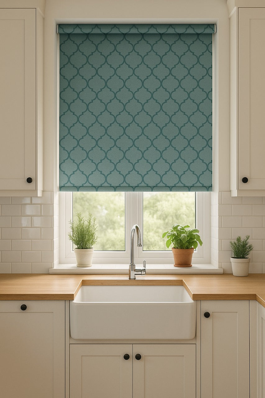 Sorrento Emerald Electrical Roller Blind