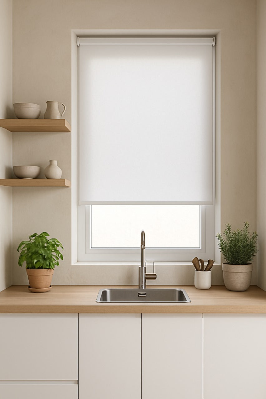 Carey Blackout White Roller Blind