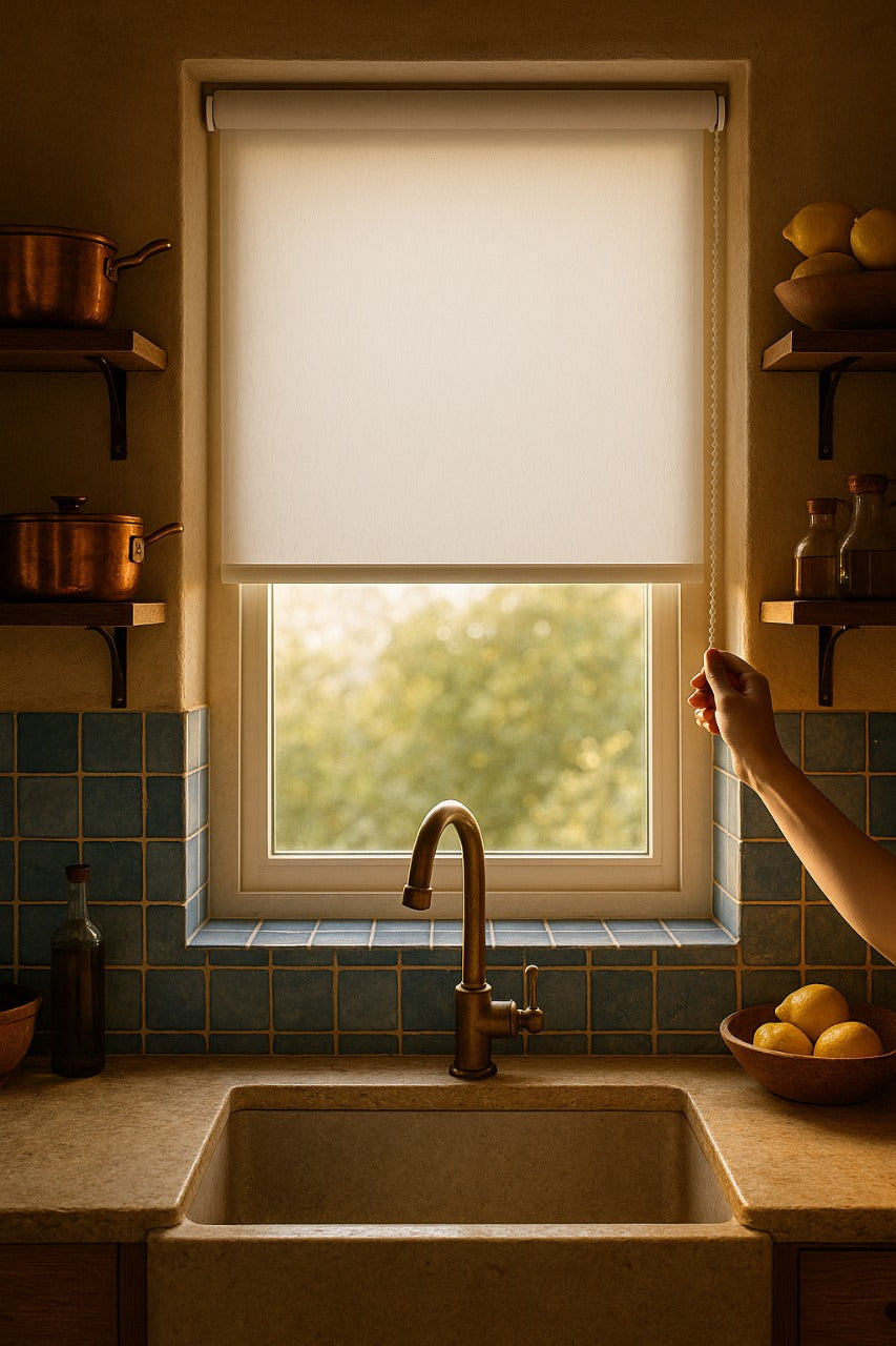 Florence White Roller Blind