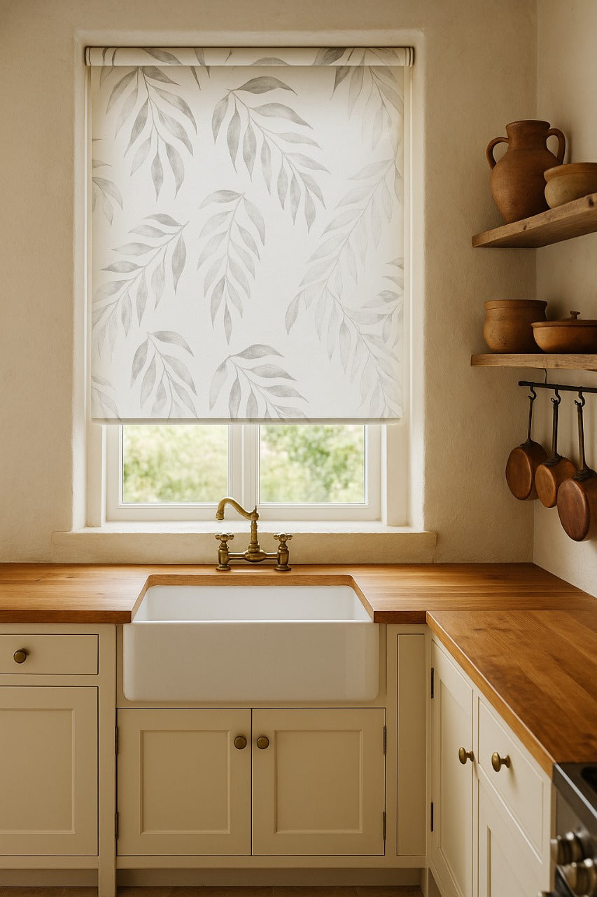 Clarice Pewter Electrical Roller Blind