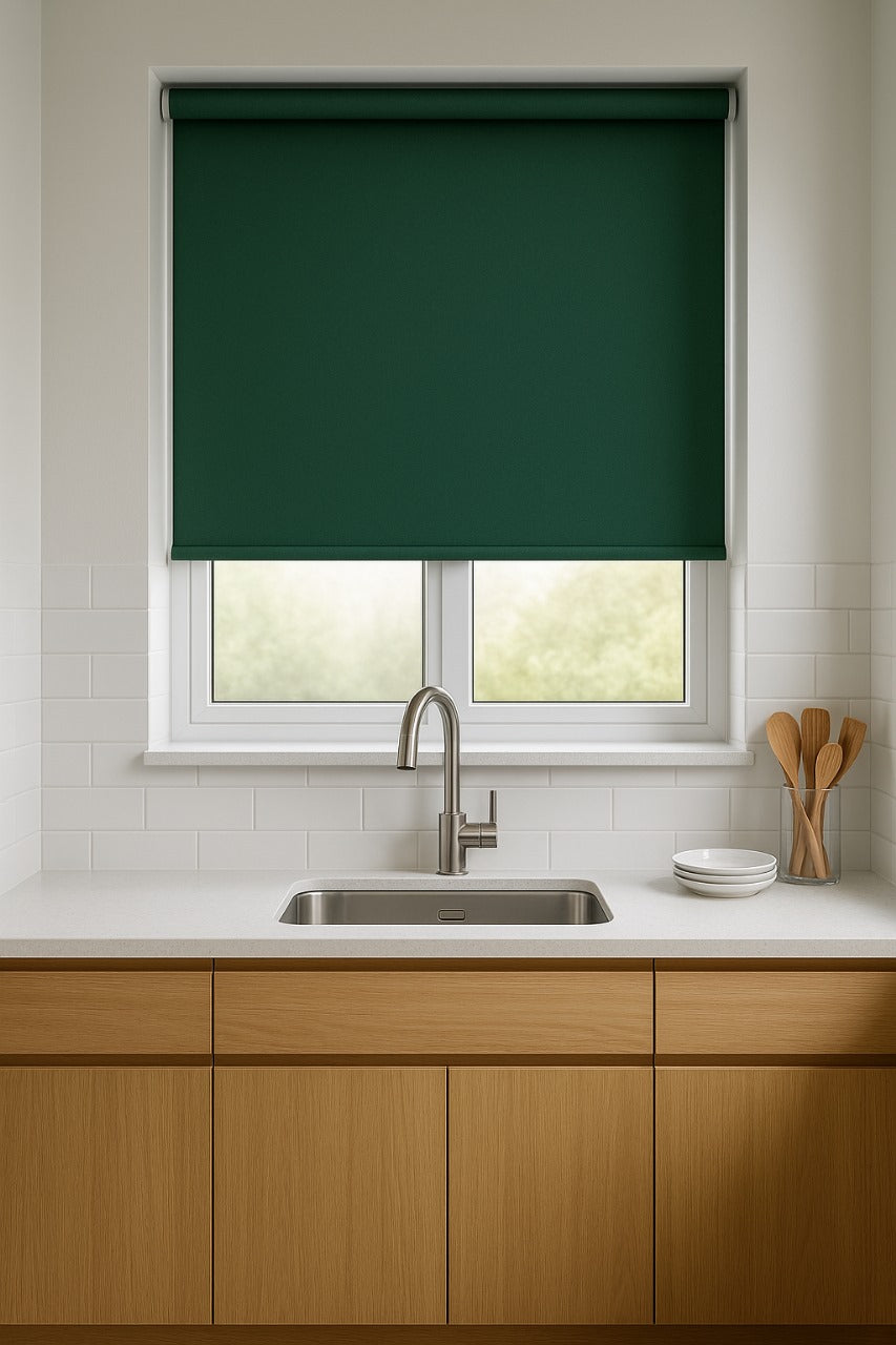 Atlantex Asc Hunter Green Roller Blind
