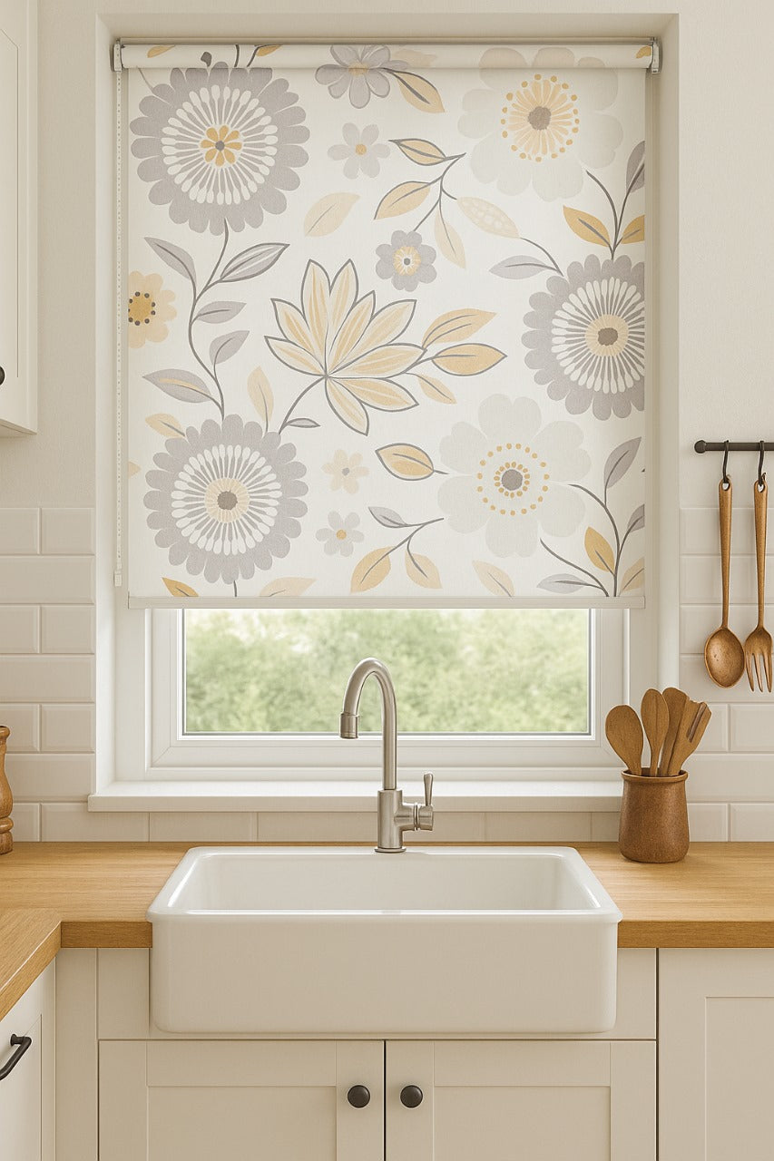 Valentina Blush Electrical Roller Blind