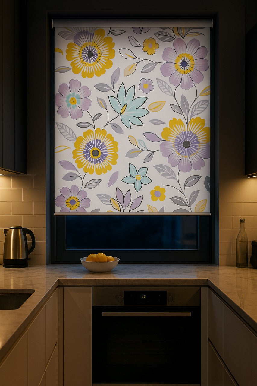 Valentina Blackout Amethyst Electrical Roller Blind